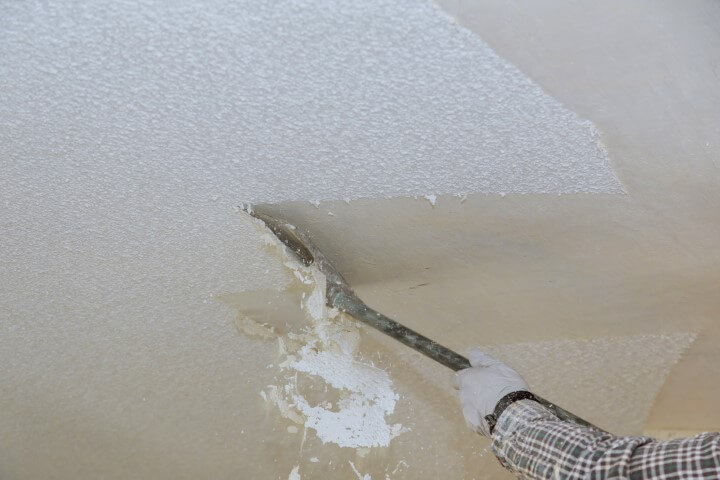 removing popcorn ceiling